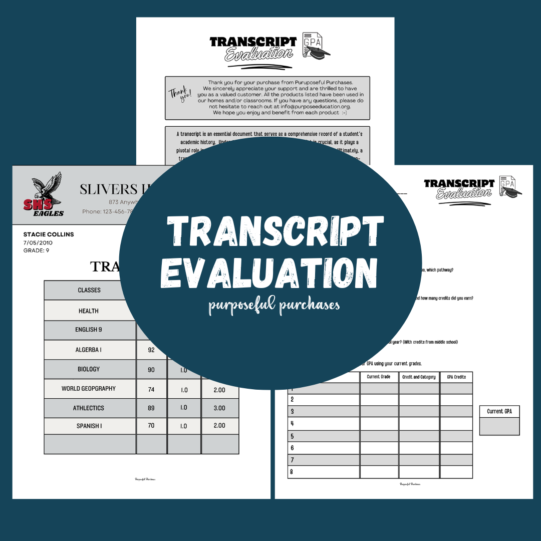 Transcript Evaluation